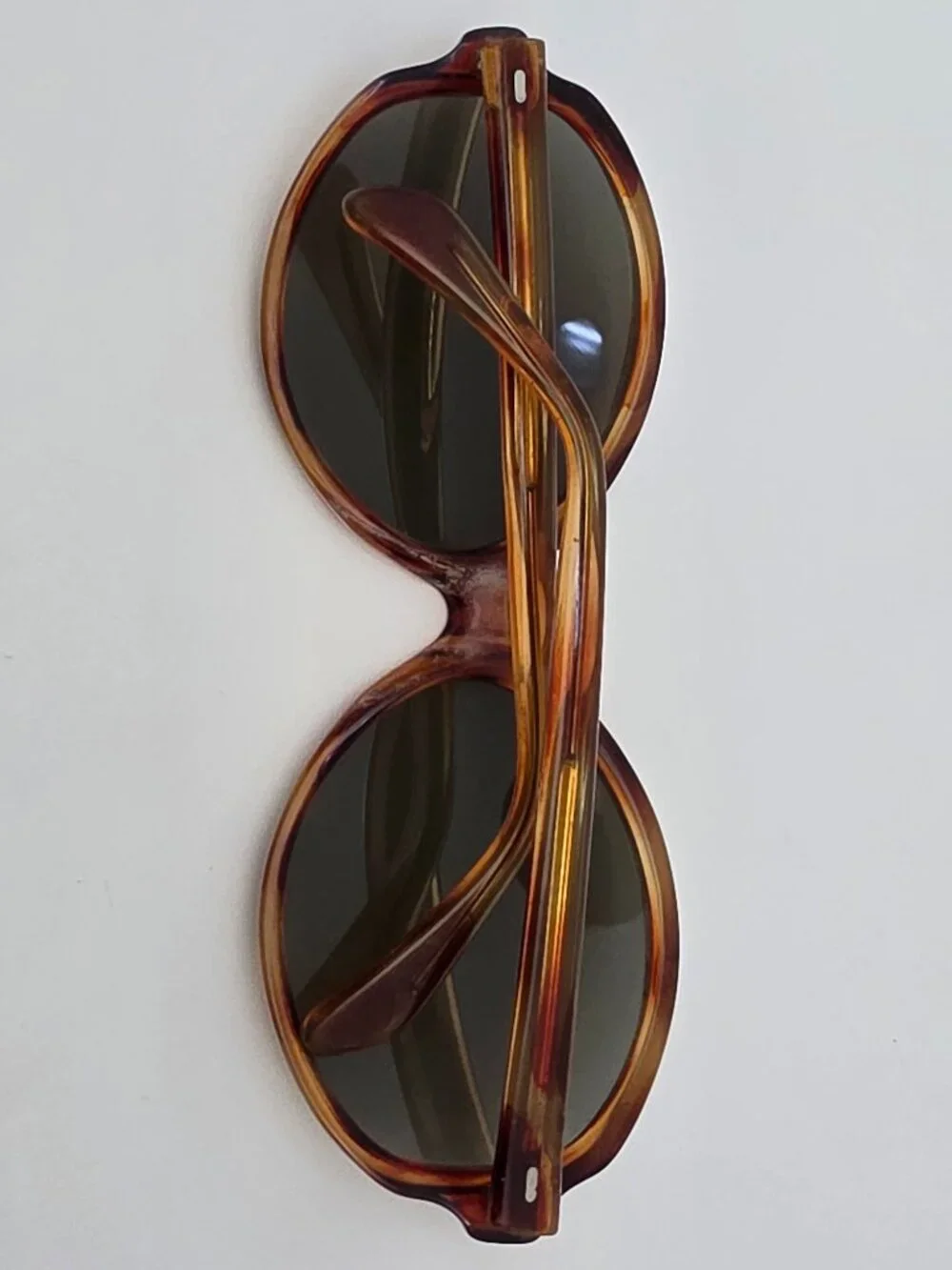 Sun Scene A678 Tortoise Frame Grey Mineral Glass Lens Sunglasses Italy 60-17-125